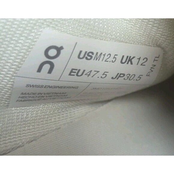 Size 12.5 - On Cloud 5 Coast Hay / Ivory Mens 3MD10531077 - Picture 4 of 16